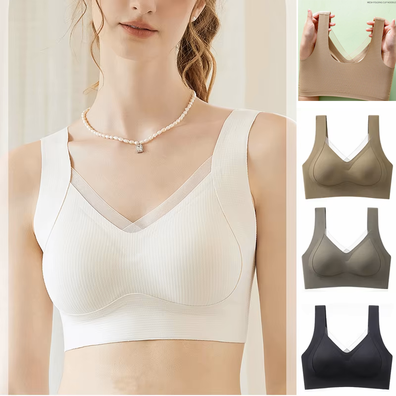 1pcs Women's Bra Breathable Ga - Wirefree Bra Comfort 评论和价格