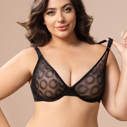 Plus Size Lace Bra Women Yello - Minimizer Bra Women 评论和价格