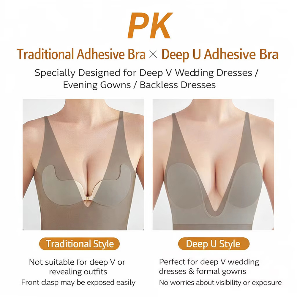 Invisible Push Up Bra Straples - Backless Bra Sticky 评论和价格