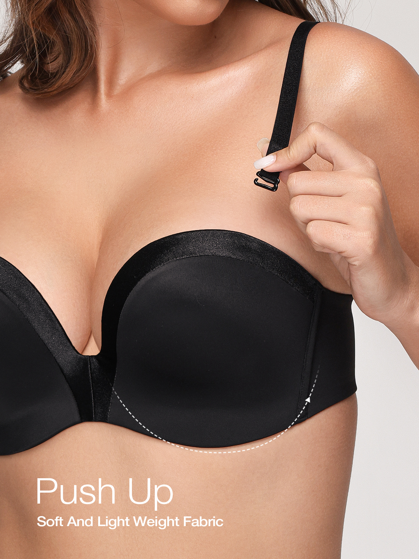 Wingslove Women Strapless Push - Convertible Bra Multiway 评论和价格