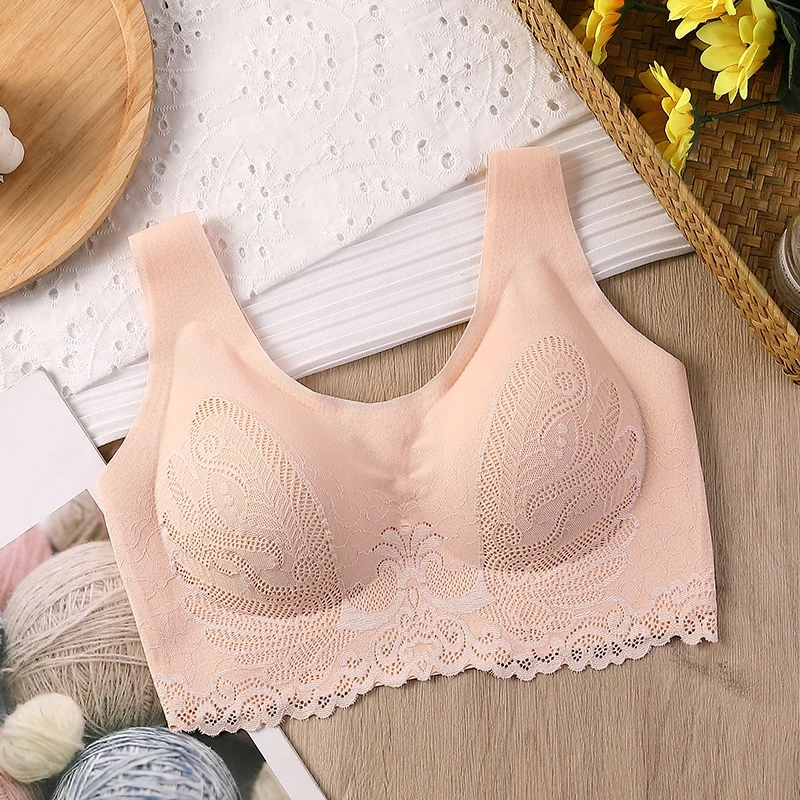 Breathable Latex Bra Seamless  - Sleep Bra Bralette 评论和价格