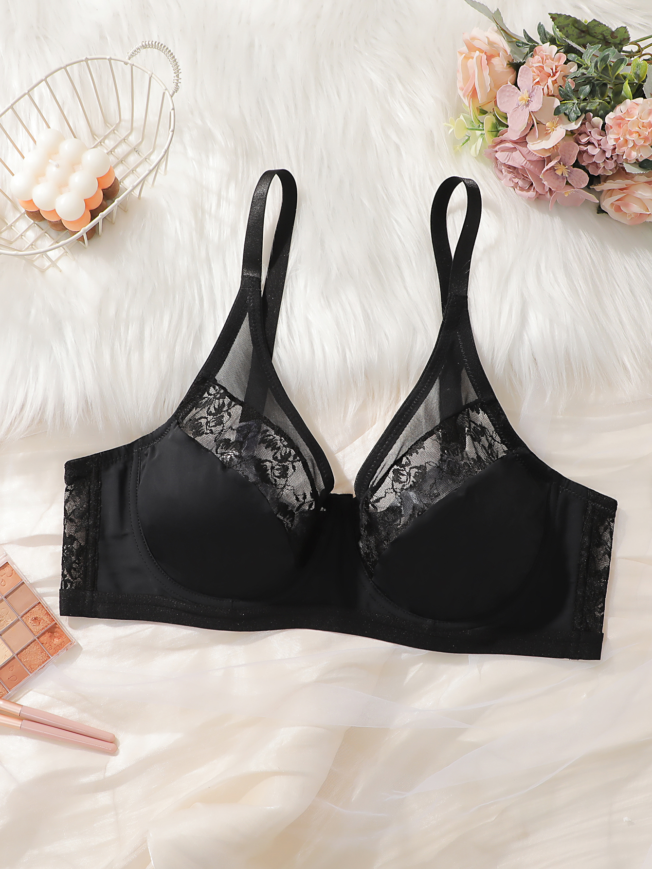 Plus Size Lace Minimizer Bra,  - Minimizer Bra Women 评论和价格