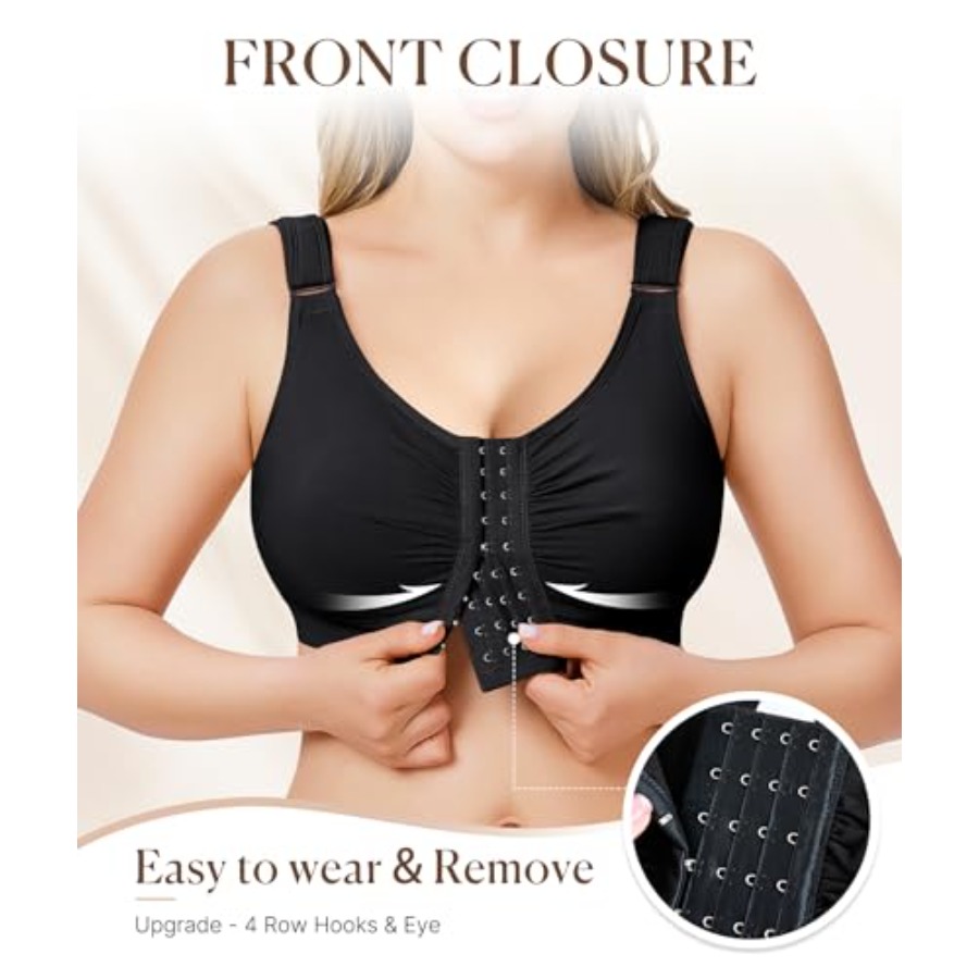 BRABIC Post Surgery Front Clos - Full Coverage Bra 评论和价格
