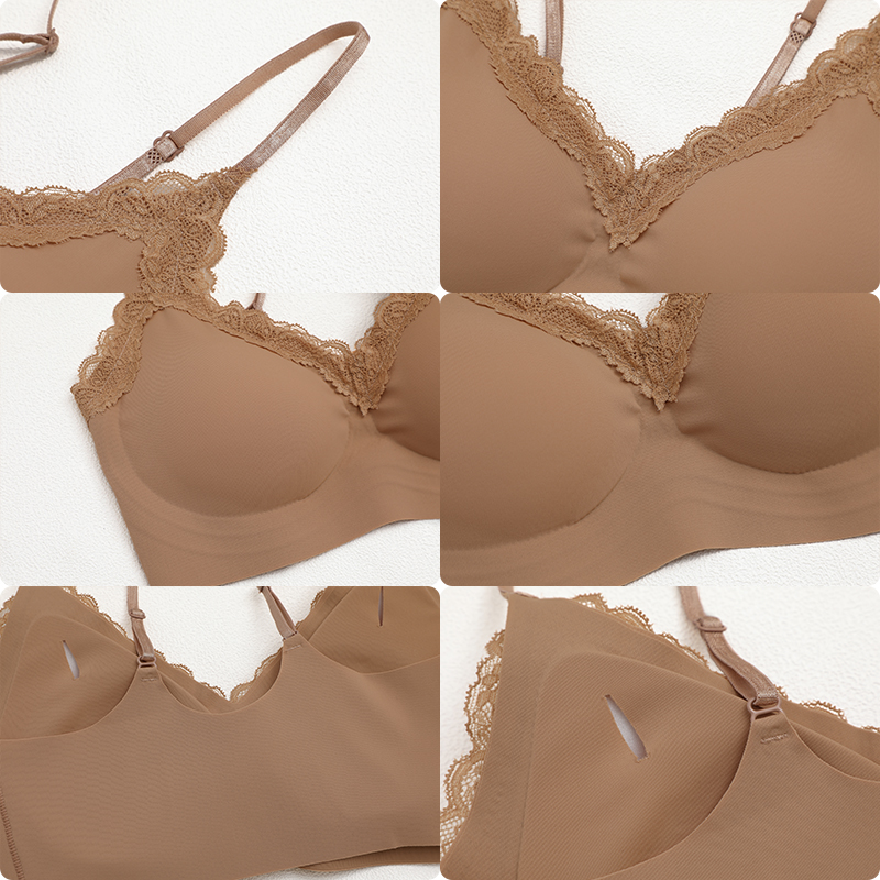 Wire Free Seamless Bralette fo - Sleep Bra Bralette 评论和价格