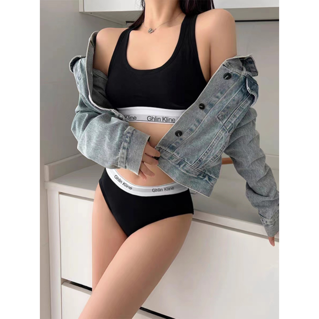 2PCS Ghlin Kline Underwear wit - Cotton Bra Everyday 评论和价格