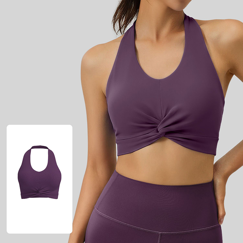 New Women Halter Neck Sports B - Underwire Bra Padded 评论和价格