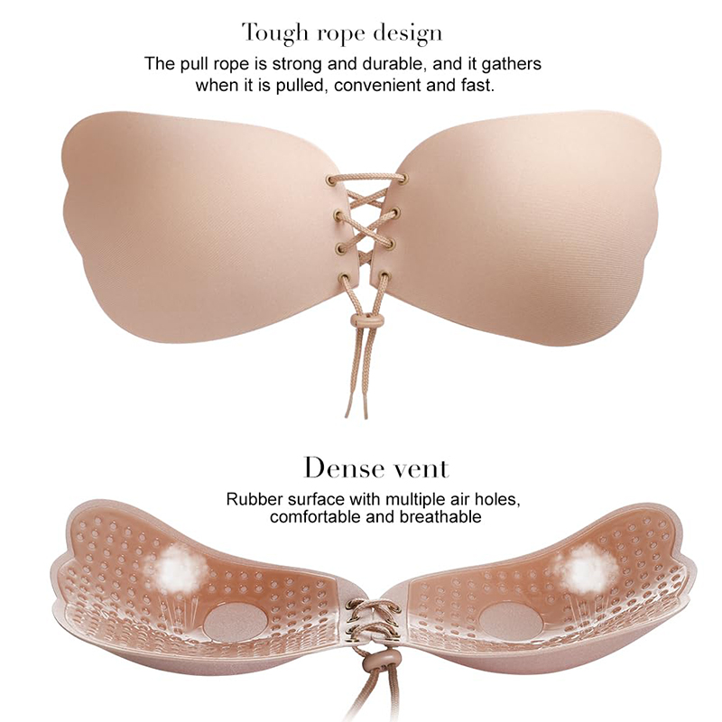 1/2 Pairs Women Summer Backles - Strapless Bra Adhesive 评论和价格