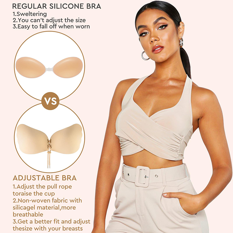 1/2 Pairs Women Summer Backles - Strapless Bra Adhesive 评论和价格