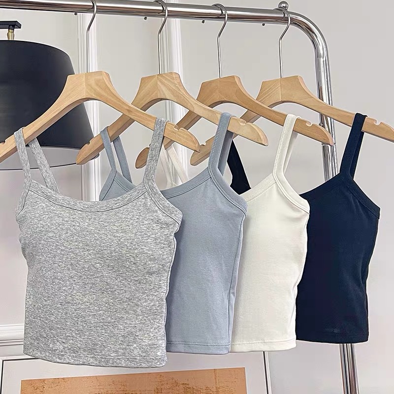 Crop Top Women Sexy Sleeveless - T Shirt Bra Seamless 评论和价格