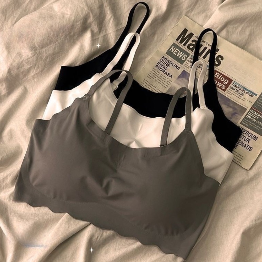 Seamless Bra for Women Ice Sil - Sleep Bra Bralette 评论和价格