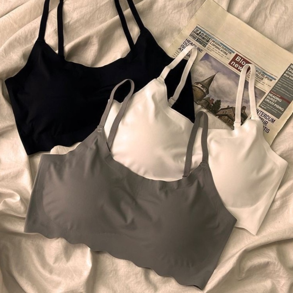 Seamless Bra for Women Ice Sil - Sleep Bra Bralette 评论和价格