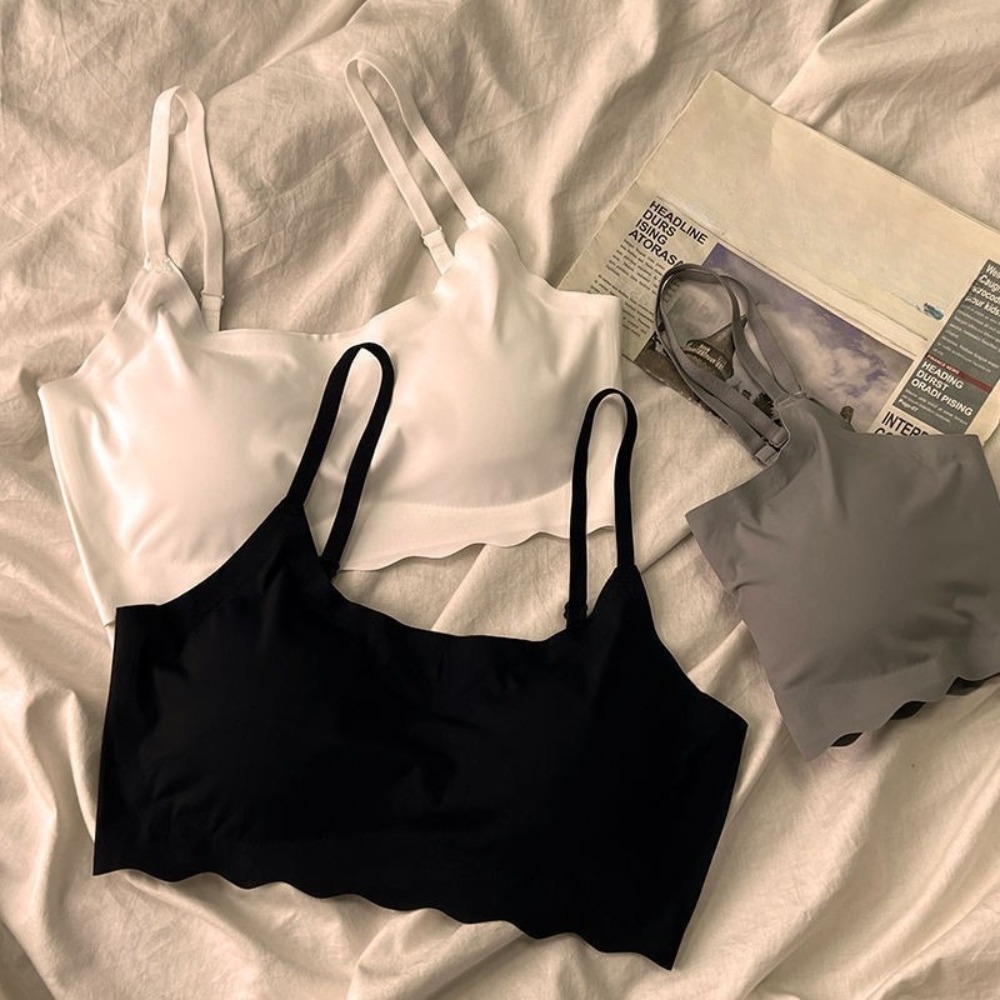 Seamless Bra for Women Ice Sil - Sleep Bra Bralette 评论和价格