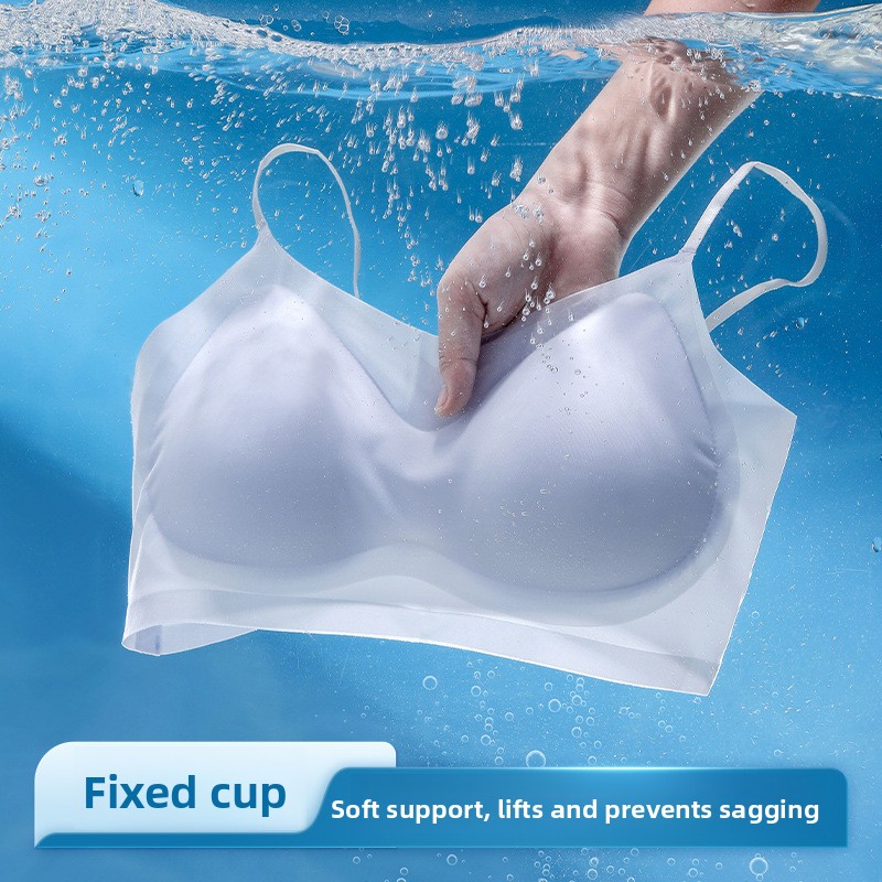 Ice Silk Sleep Bra Tank Top Wo - Sleep Bra Bralette 评论和价格