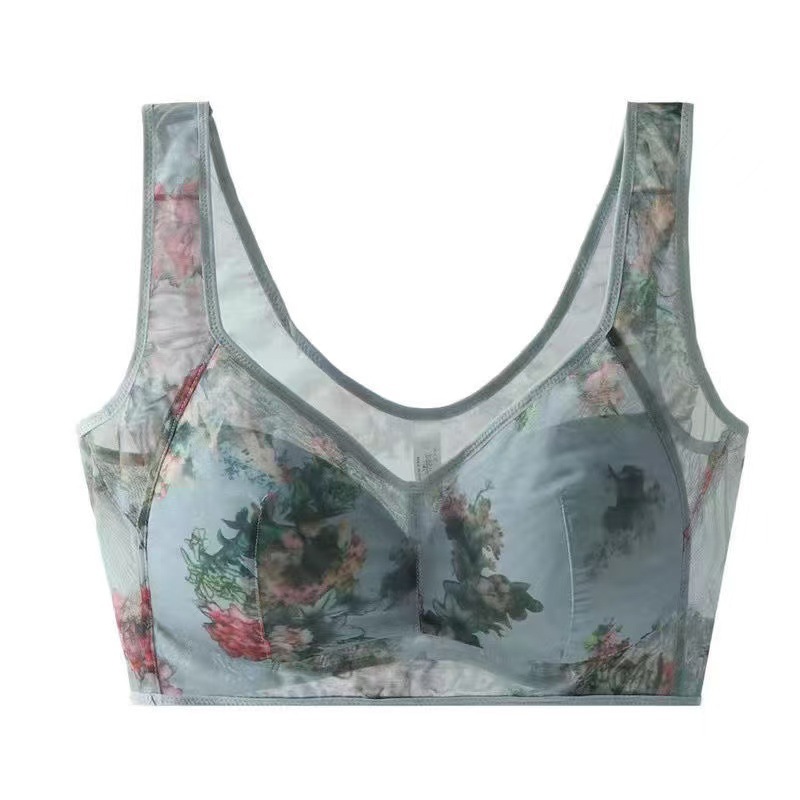 Women's Ice Silk Non-Padded Wi - Full Coverage Bra 评论和价格