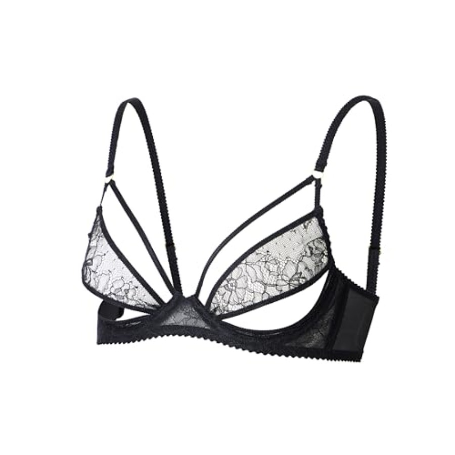 Faye Women's Sexy Lace Bra, Ba - Demi Bra Balconette 评论和价格