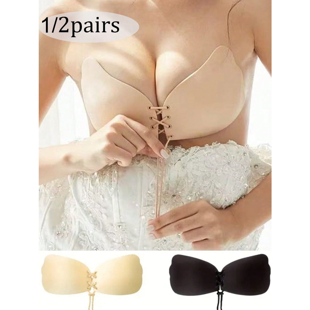 1/2pcs Wing-Shaped Adhesive Br - Strapless Bra Adhesive 评论和价格