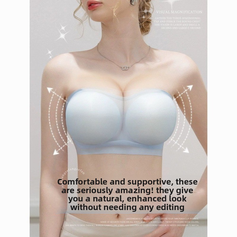 8CM Push Up Strapless Bra - Ic - Convertible Bra Multiway 评论和价格