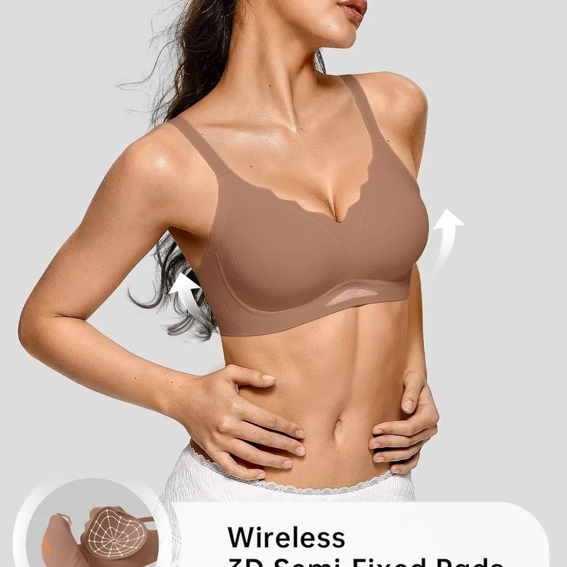 Women’s Wireless Bras Scallope - Wirefree Bra Comfort 评论和价格